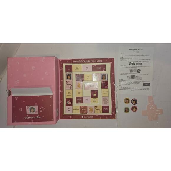American Girl Samantha Gift Box set of 6 paperback books and game -Excellent - Picture 5 of 5